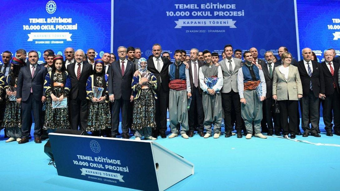 “Temel Eğitimde 10 Bin Okul Projesi” Tamamlandı