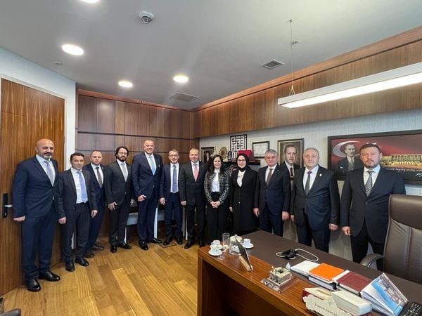 Mv. Çiğdem Koncagül: Gazi Meclisimizde ziyaretimize geldiler.