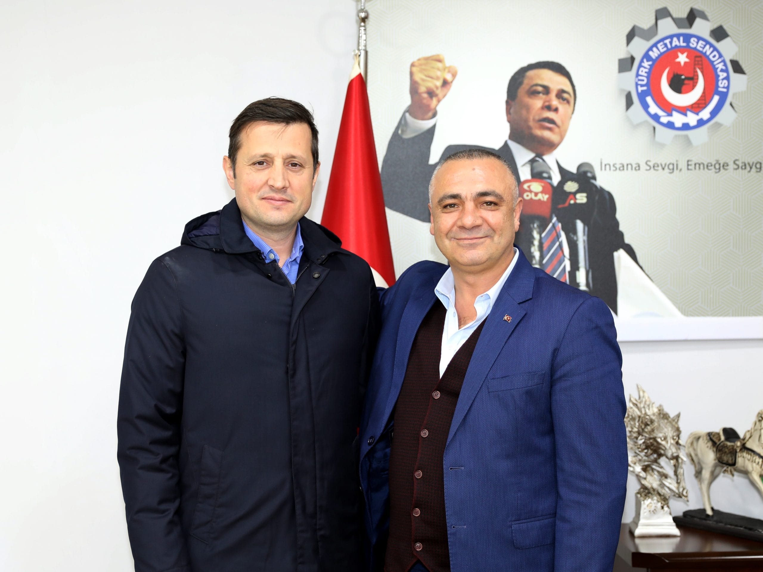BAŞKAN AKAY’DAN TMS BAŞKANI KOÇAK’A HAYIRLI OLSUN ZİYARETİ