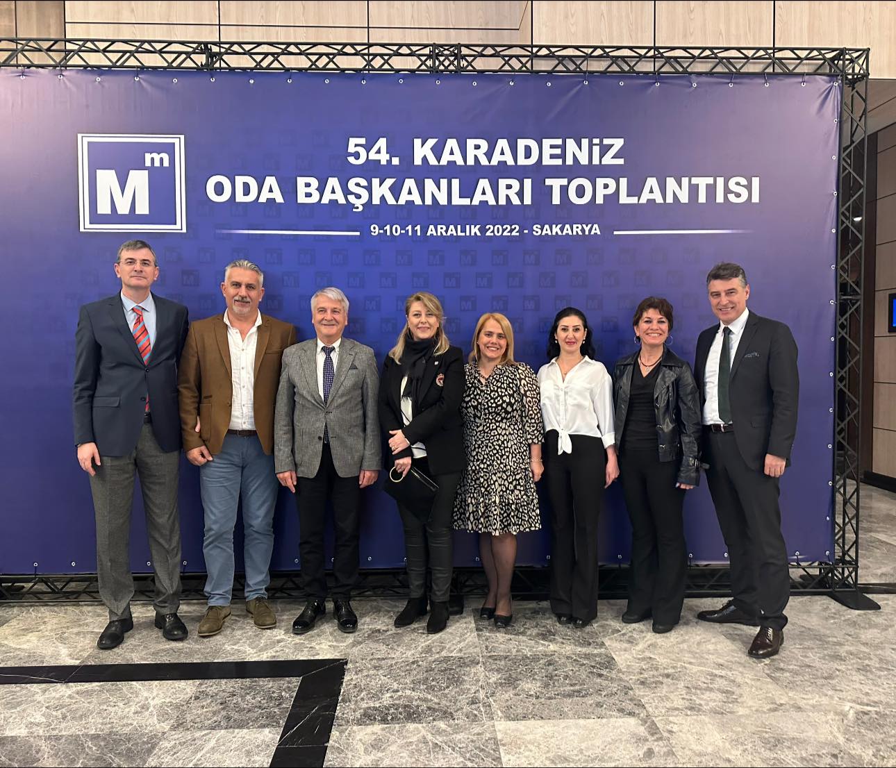 TEKİRDAĞ SMMMO 54. KARADENİZ ODA BAŞKANLARI TOPLANTISINA KATILDI