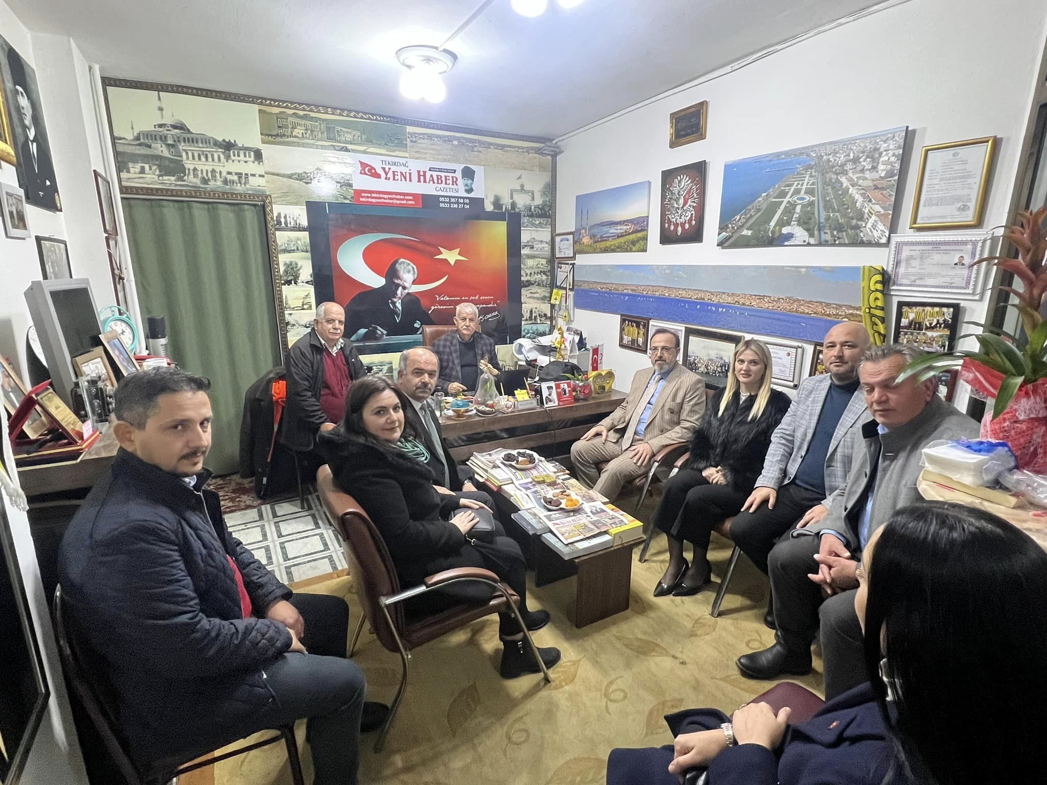 TEKİRDAĞ AK PARTİ MV MUSTAFA YEL’DEN GAZETEMİZE ZİYARET