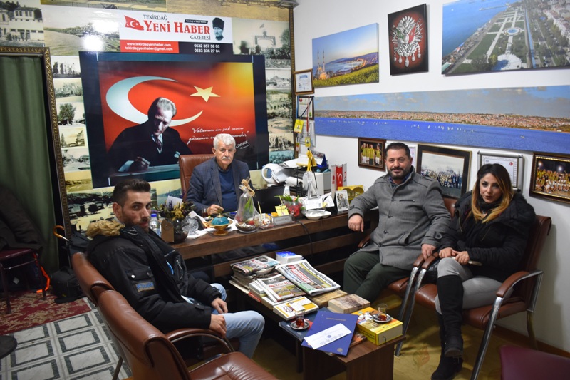 TRAKYATÜRK YÖNETİMİNDEN GAZETEMİZE ZİYARET