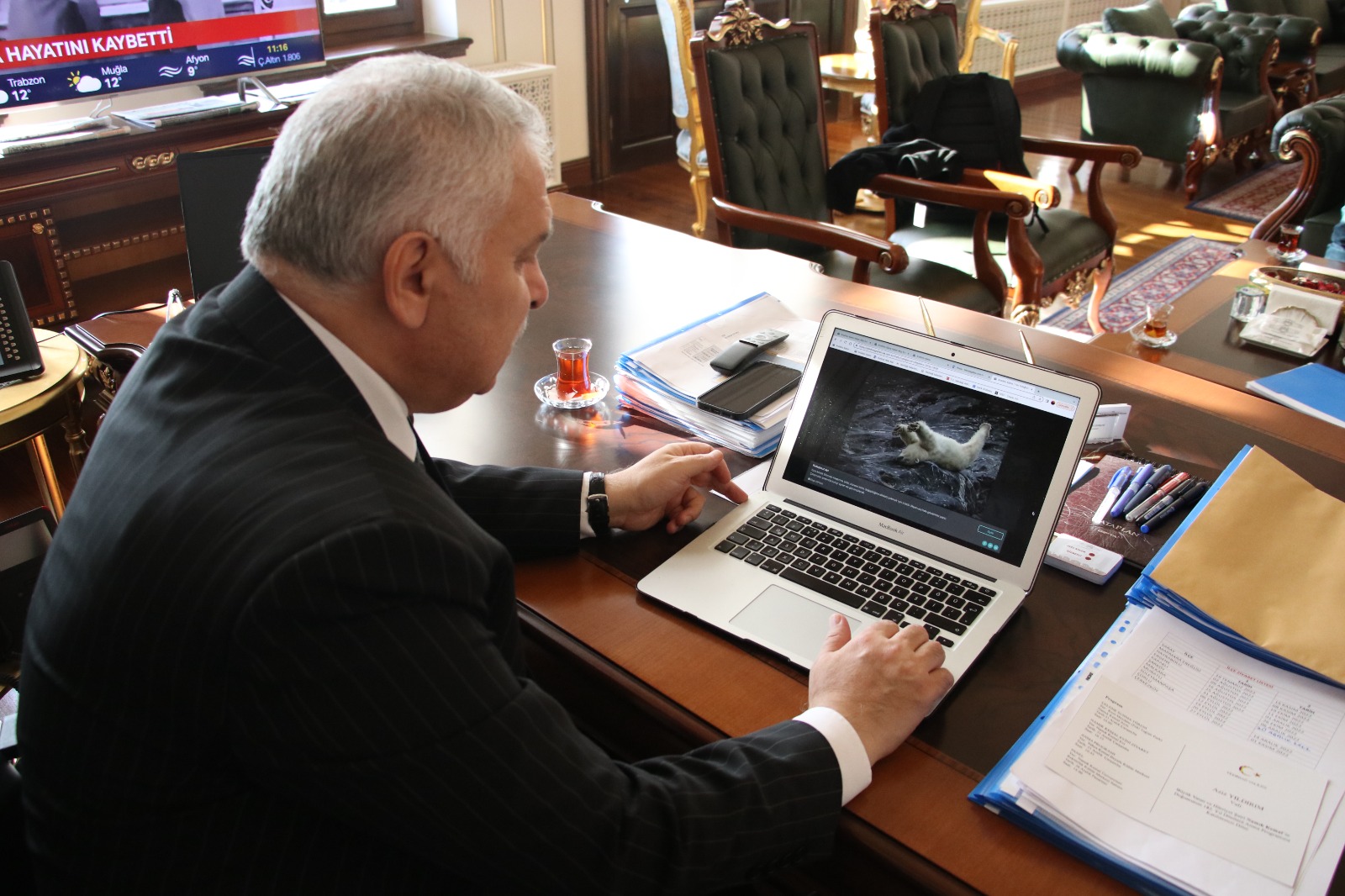 Vali Aziz Yıldırım, Anadolu Ajansı’nın (AA) “Yılın Fotoğrafları” Oylamasına Katıldı