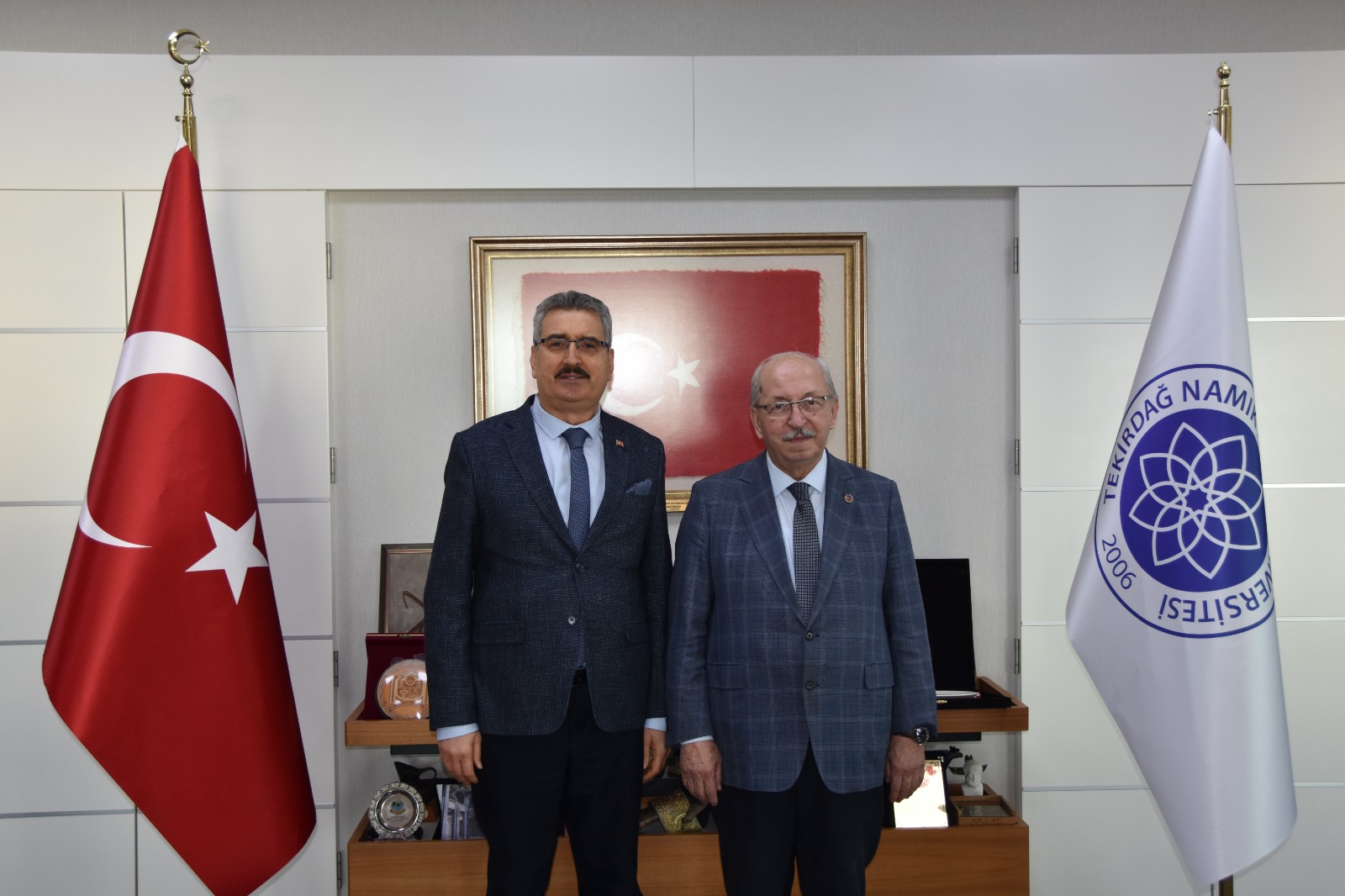 Tekirdağ Büyükşehir Belediye Başkanlığı’ndan Tebrik Ziyareti