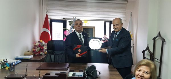 M.V ENEZ KAPLAN :Gökhan Metiner Başkanımızın mazbata törenine katıldık.