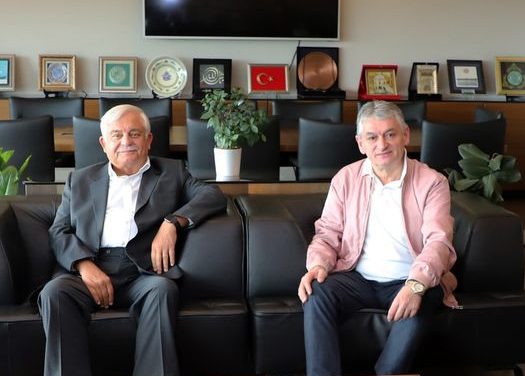 ASYAPORT YÖN. KUR. BŞK. AHMET SOYUER’DEN TSO BAŞKANI CENGİZ GÜNAY’A ZİYARET
