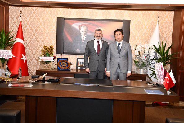 İl Milli Eğitim Müdürü Ersan Ulusan Çerkezköy Ticaret ve Sanayi Odası Başkanı Ahmet Çetin’i Ziyaret Etti