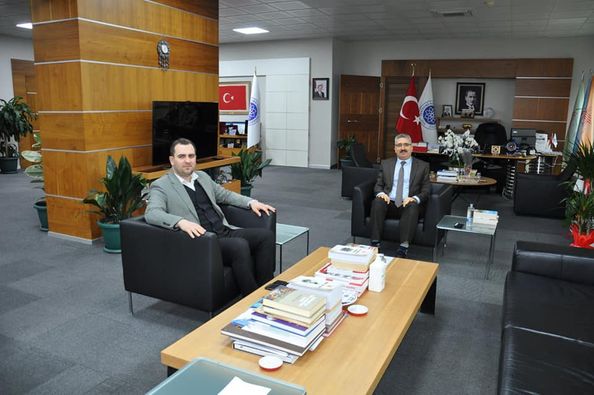 FURKAN YILDIZ DAN PROF. DR. MÜMİN ŞAHİN’E ZİYARET