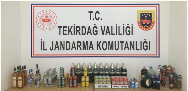 5607 SKM (İzinsiz Ticari Amaçla Üretilen,Bulundurulan Kaçak/Sahte Alkollü İçki)