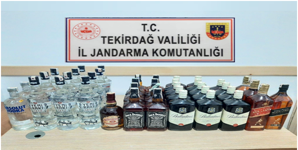 İzinsiz Ticari Amaçla Üretilen,Bulundurulan Kaçak/Sahte Alkollü İçki