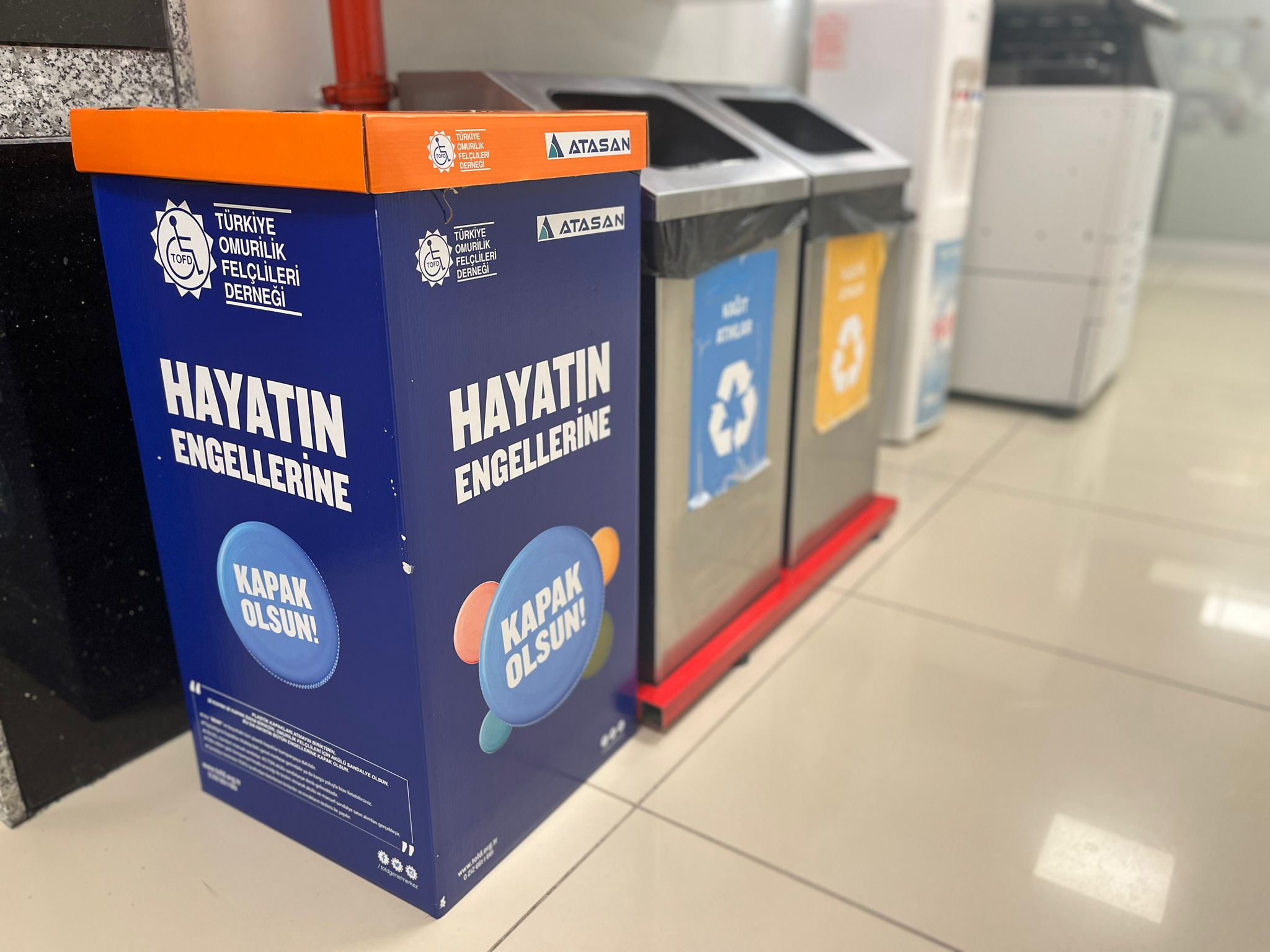 “Engelleri Aşmak İçin Bir KAPAK Yeter” Kampanyası  TREDAŞ ile TOFD arasında İşbirliği