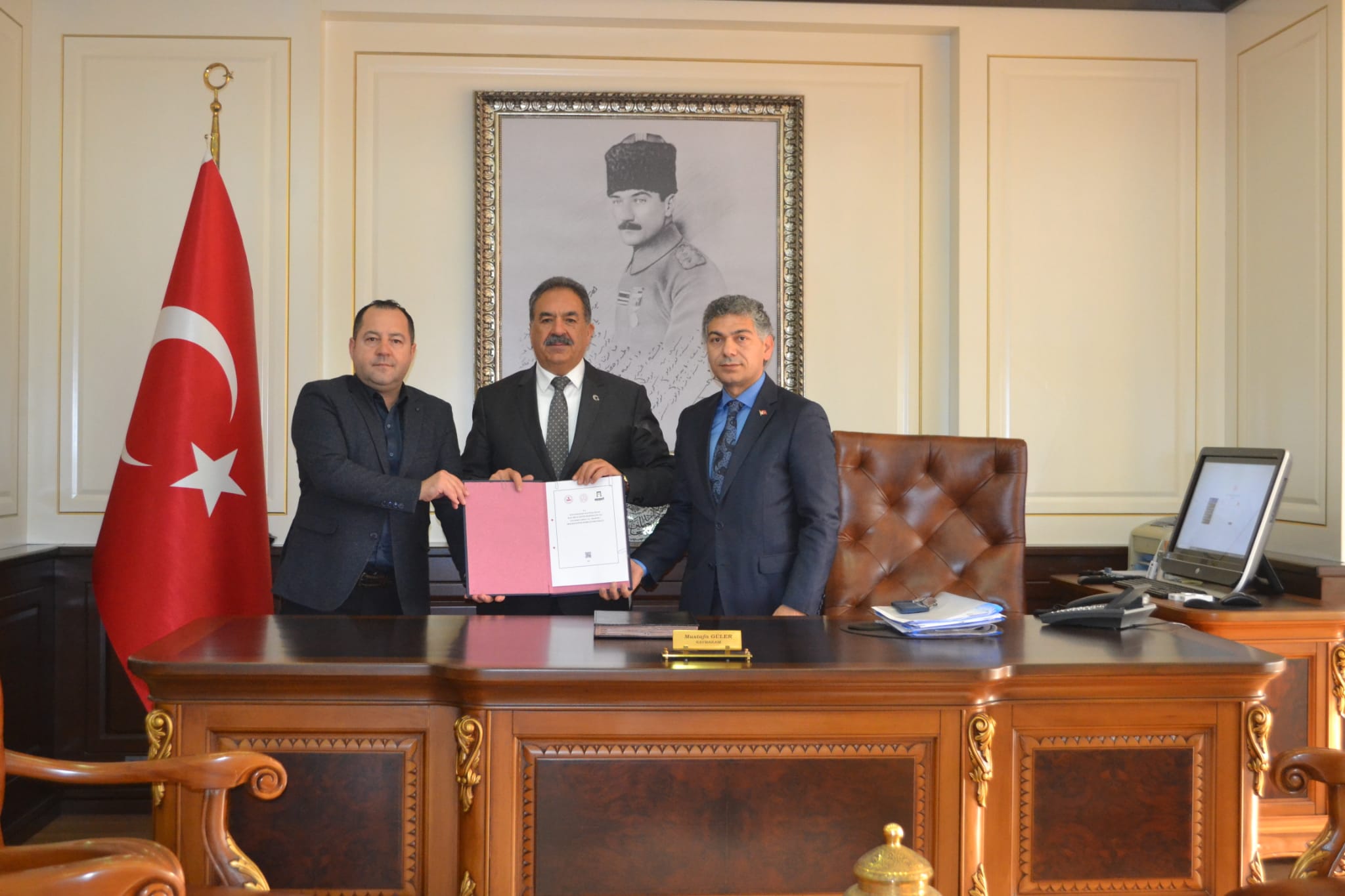 Süleymanpaşa Kaymakamlığı, Müdürlüğü ve Asyaport Liman A.Ş. Arasında Mesleki Eğitim İşbirliği Protokolü Protokolü İmzalandı.
