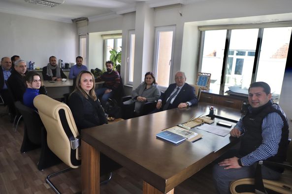 TMMOB İnşaat Mühendisleri Odası Tekirdağ Şubesini ziyaret etti
