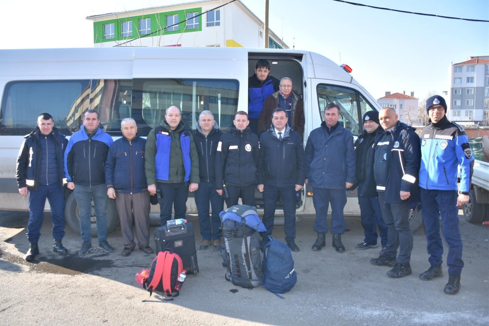 Tekirdağ TRAC Telsiz ve Radyo Amatörleri cemiyeti Muhabere desteği amacı ile an itibariyle yola çıktı