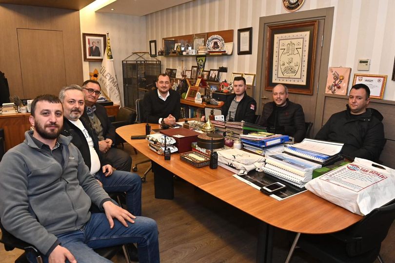 TRAC Türkiye Radyo Amatörleri Cemiyeti Tekirdağ Şubesi yöneticileriyle bir araya geldi