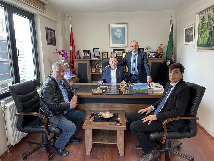 İmdat SAYGI’ya hayırlı olsun ziyaretinde bulundular