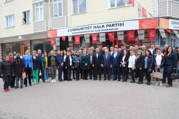 Nallar : Marmara Ereğlisi İlçe Başkanlığını ziyaret ettik.