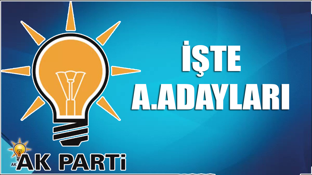 TEKİRDAĞ AK PARTİ YE MÜRACAAT EDEN MV. ADAY ADAYLARI