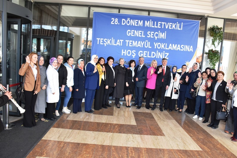 TEKİRDAĞ AK PARTİ 28. DÖNEM MV. A.ADAYLARI TEMAYÜL YOKLAMASI YAPILDI