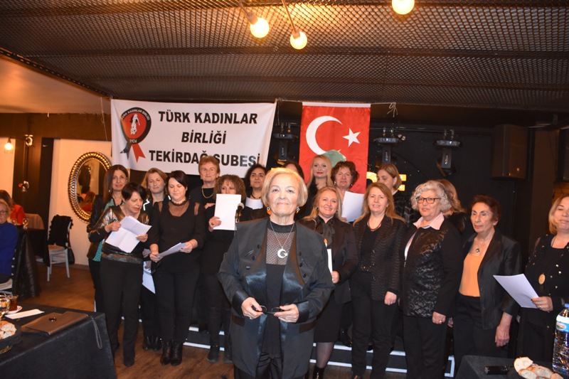 TÜRK KADINLAR BİRLİĞİ TEKİRDAĞ ŞUBESİ DEPREMZEDELERE YARDIM İFTARI