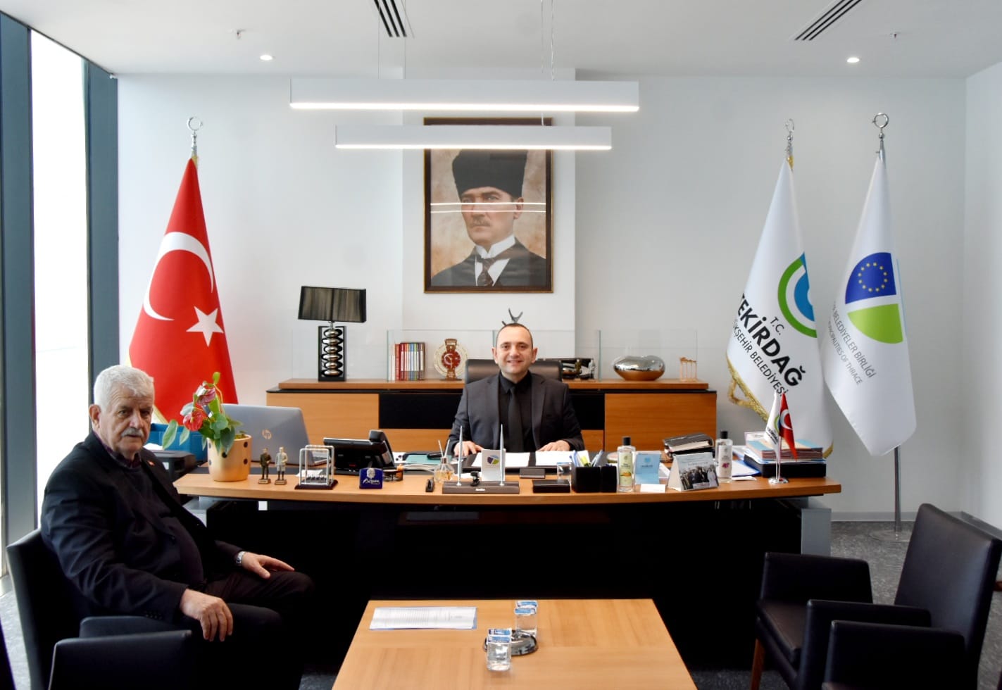 BÜYÜKŞEHİR BASIN DAİRE BAŞKANI CEMAL OGÜN KÜRÜMOĞLU’A ZİYARET