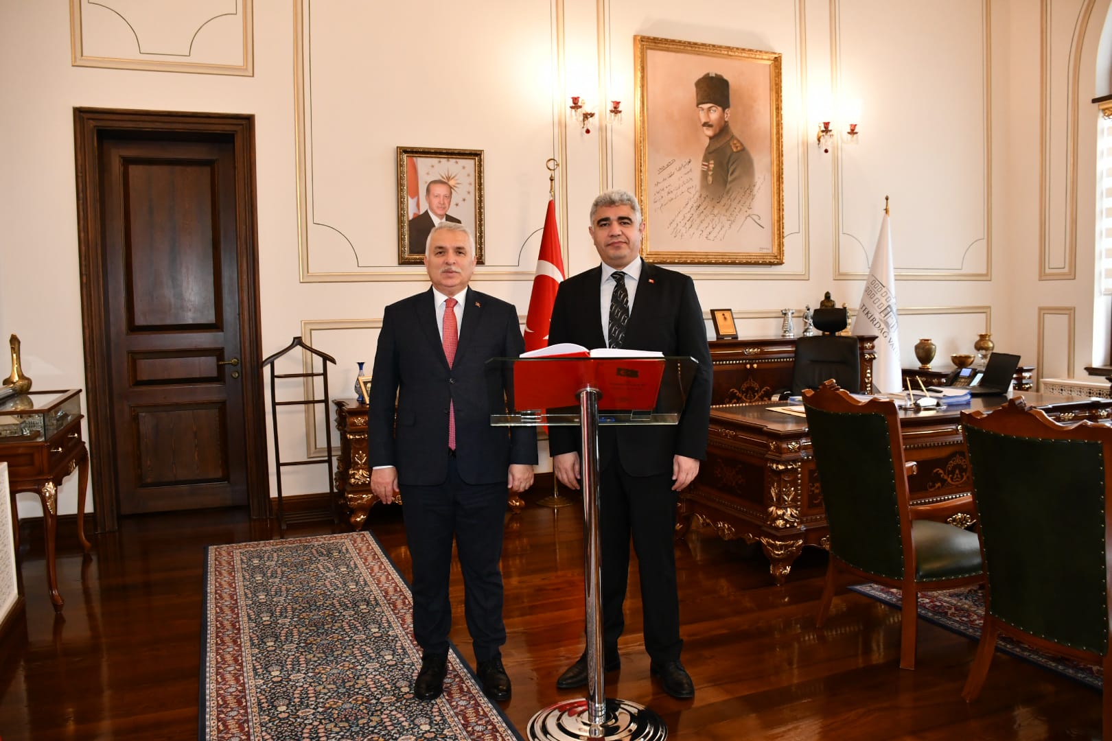 İller İdaresi Genel Müdürü Selçuk Aslan Vali Aziz Yıldırım’ı Ziyaret Etti