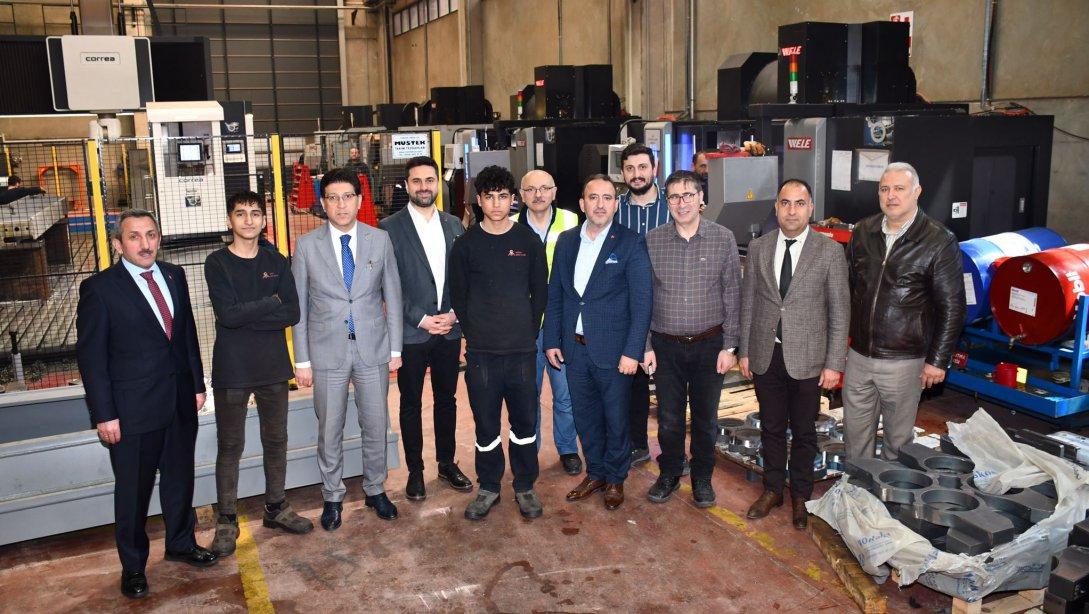 Ersan Ulusan, Trakya Kalkınma Ajansı Genel Sekreteri Mahmut Şahin ile Birlikte Doğan Mekatronik Firmasını Ziyaret Etti