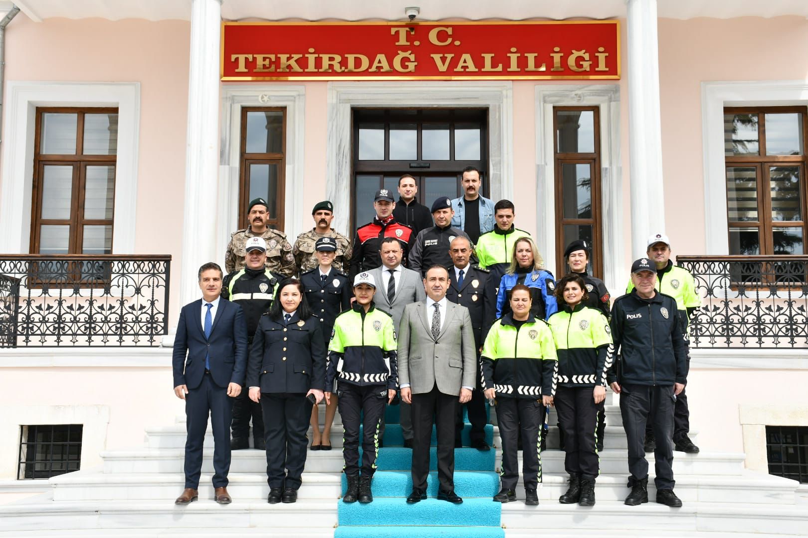 Türk Polis Teşkilatının 178. Kuruluş Yıl Dönümü Münasebetiyle Vali Aziz Yıldırım Makamında Ziyaret Edildi