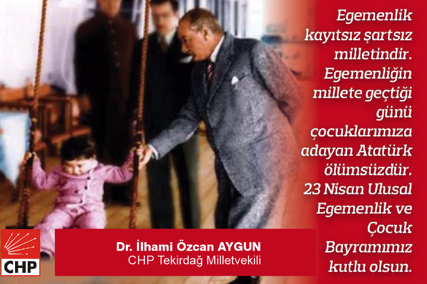 MİLLET EGEMENLİĞİNİN 103. YILINI KUTLUYORUZ