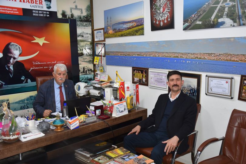İLKER YÜCEL ZİYARETİMİZE GELDİ