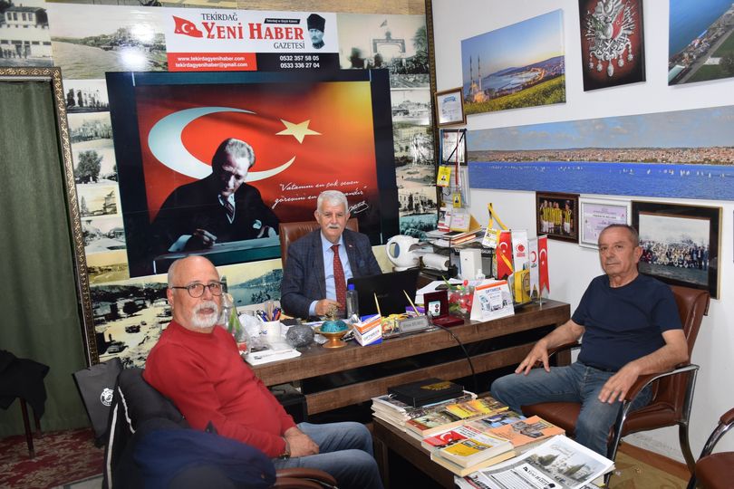 HÜSEYİN ÖZCAN ZİYARETİMİZE GELDİ