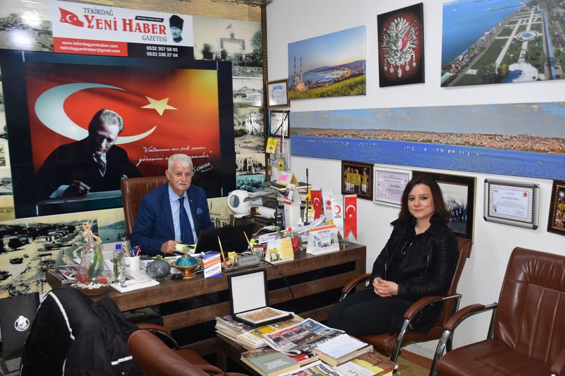 NAZLI ÖZDEN DEN GAZETEMİZE ZİYARET