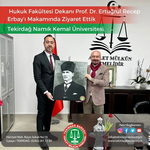 Hukuk Fakültesi öğrencileri ile Baro  avukatları arasında yürütülebilecek ortak etkinlikler hakkında görüşmelerde bulundu.