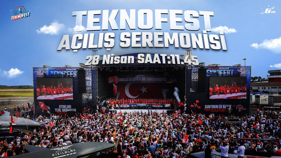 Dünyanın en büyük teknoloji Festivali #TEKNOFEST tüm heyecanıyla gençlerimizi bekliyor