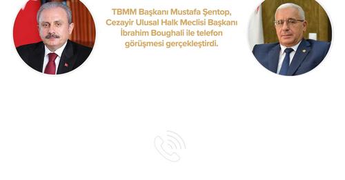Cezayir’in Ulusal Halk Meclisi Başkanı İbrahim Boughali ile bir telefon görüşmesi gerçekleştirdik.