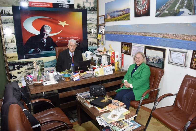 NURTEN YONTARDAN GAZETEMİZE ZİYARET