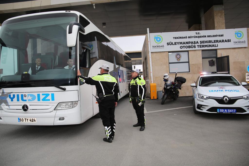 ŞEHİRLERARASI OTOBÜS DENETİMLERİ ARTTIRILDI