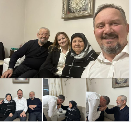ADAYLIK AÇIKLAMASI SONRASI İLK İŞİ ANNE BABASININ ELİNİ ÖPMEK OLDU