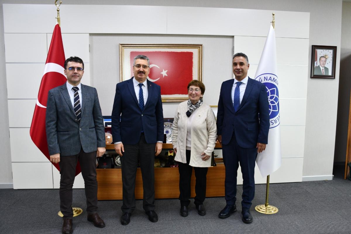 NKÜ Rektörüne Ziyaret
