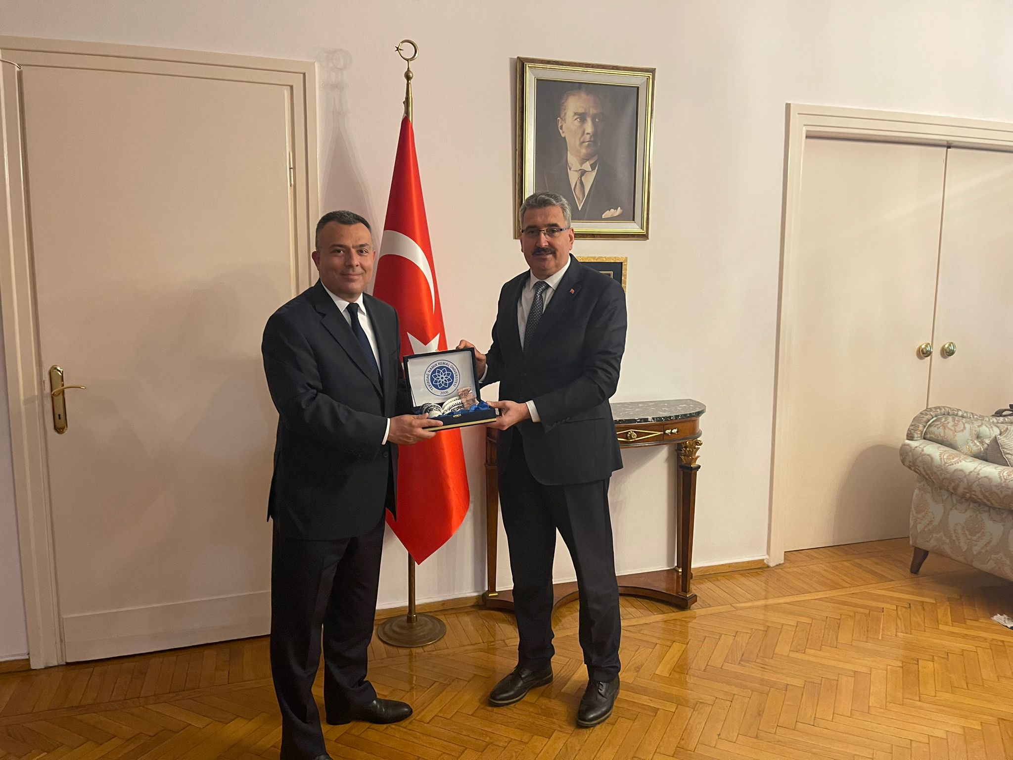 Prof. Dr. Mümin ŞAHİN’in Selanik Temasları