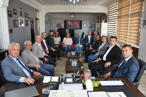 MHP MİLLETVEKİLİ ADAYI MURAT TURNA  TAŞIYICILAR KOOPERATİFİNİ ZİYARET ETTİ