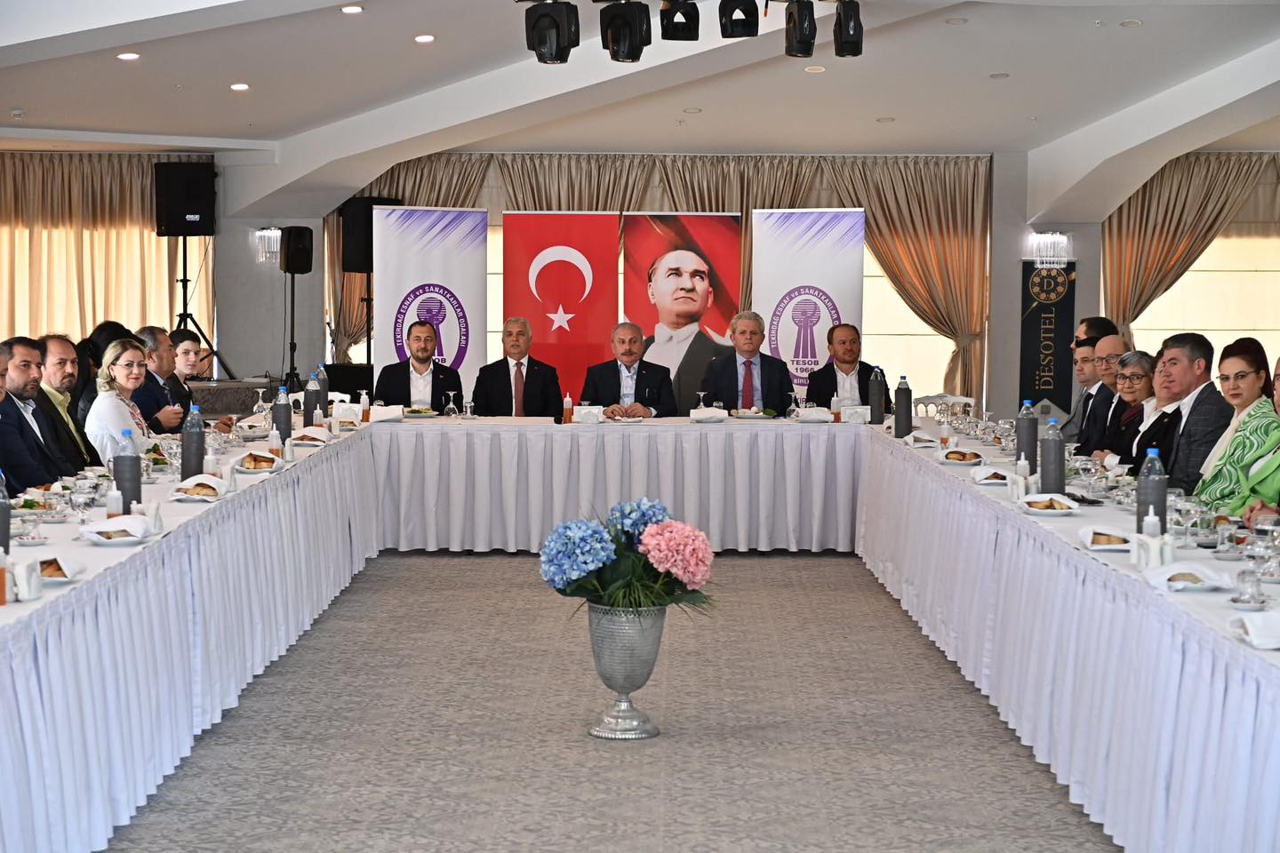 MECLİS BAŞKANI MUSTAFA ŞENTOP’TAN SAMİ KAYIN’A ZİYARET
