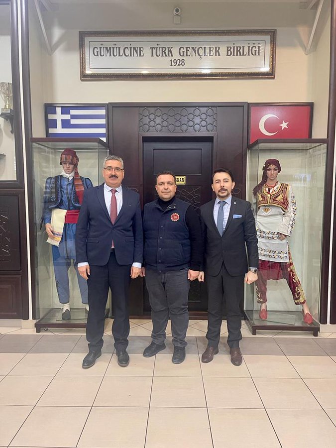 Prof. Dr. Mümin ŞAHİN’den Gümülcine Türk Gençler Birliği’ne Ziyaret