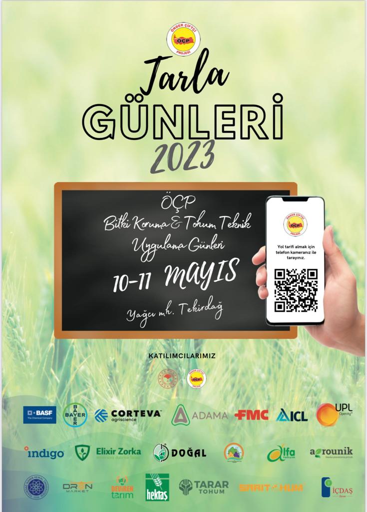 ÖNDER ÇİFTÇİ TARLA GÜNLERİ 10-11 MAYISYA YAĞCI MAHALLESİNDE YAPILACAK