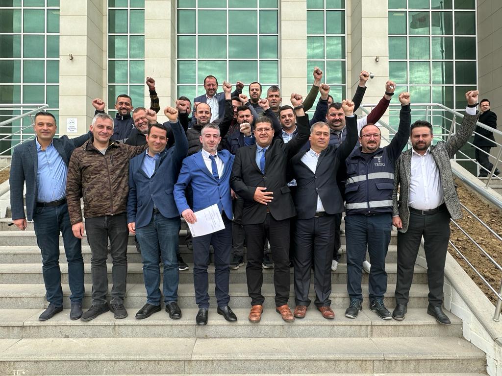 DİSKGENEL İŞ TEKİRDAĞ ŞUBE BAŞKANI AHMET IŞIK MAZBATASINI ALDI