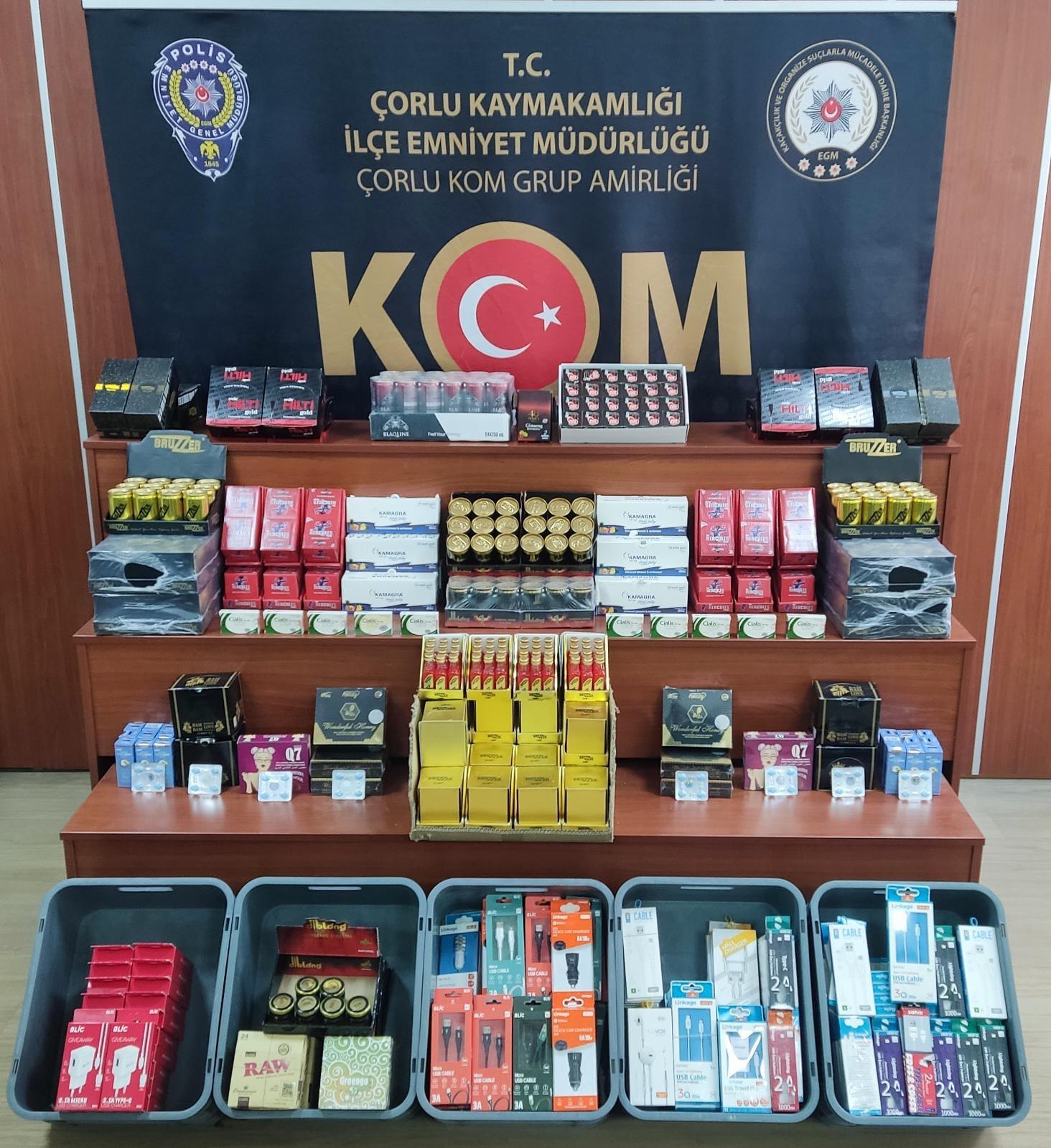 ÇORLU KOM ŞUBESİNDEN OPERASYON