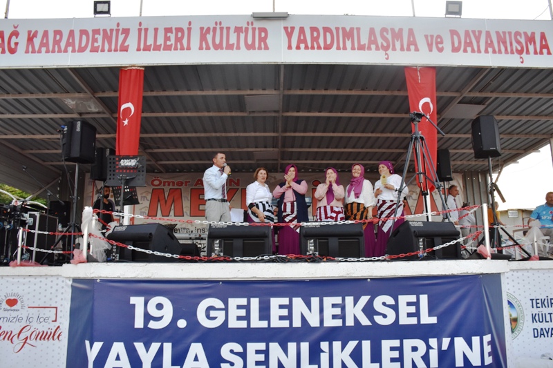 TEKİRDAĞ KARADENİZ YAYLA ŞENLİKLERİNE YİNE MUHTEŞEM BİR İLGİ VAR
