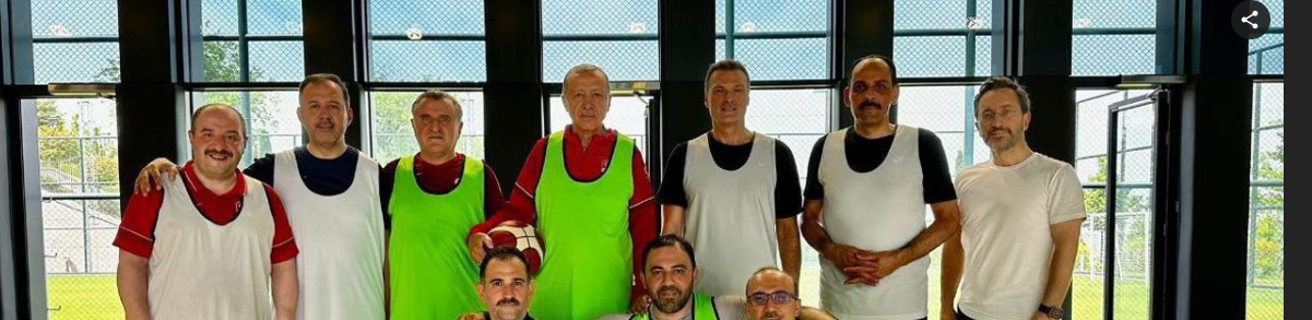 Cumhurbaşkanı Erdoğan’ın basketbol oynadığı anlar