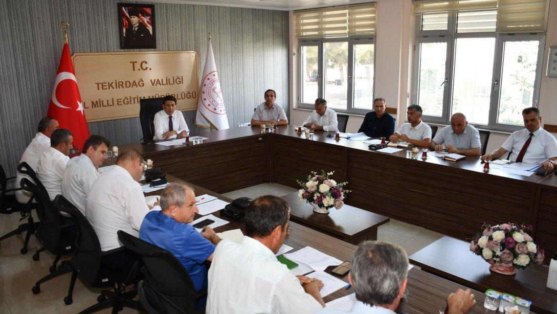 İlçe Milli Eğitim Müdürleri Kurulu Toplantısı Yapıldı