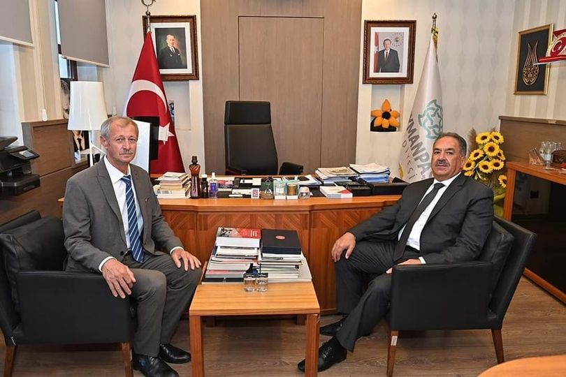 Hüseyin Uzunlar: Süleymanpaşa Kaymakamı Mustafa Güler’i belediyemizde ağırladık.